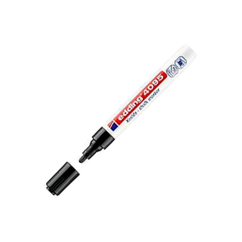 Pack De 10 Unidades Edding Marcador De Tiza Líquida 4095 Negro