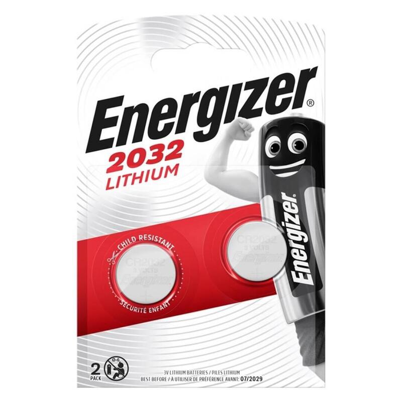 Pack De 10 Unidades Energizer Pila Boton Litio Cr2032 3v Blister*2