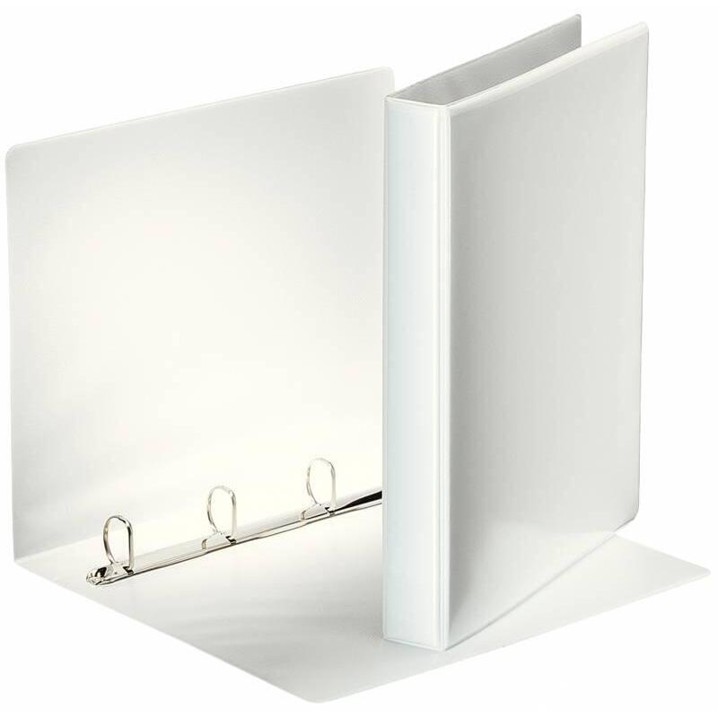 Pack De 10 Unidades Esselte Carpetas Canguro Gama Basica A4 - Diametro 25mm - Anillas 4d - Blanco - Tamaño A4