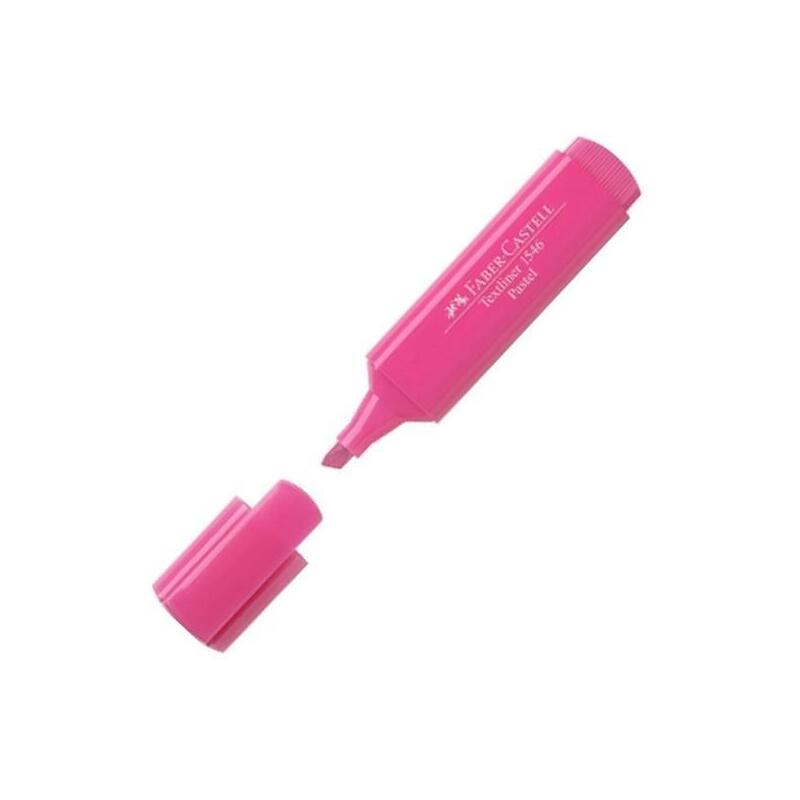 Pack De 10 Unidades Faber - Castell Marcador Textliner 1546 Pastel Rosa