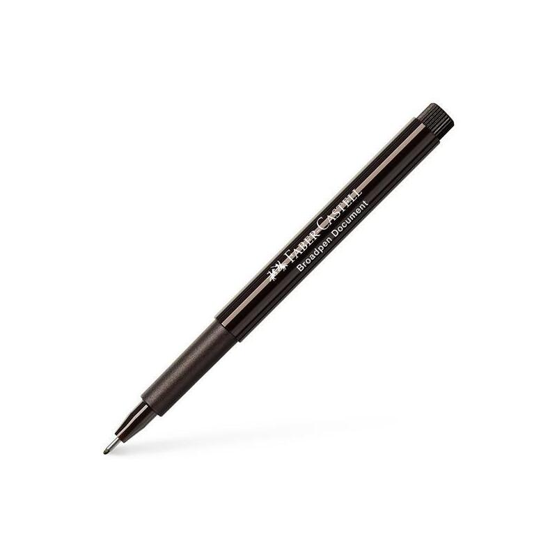 Pack De 10 Unidades Faber Castell Rotulador Broadpen Document Negro