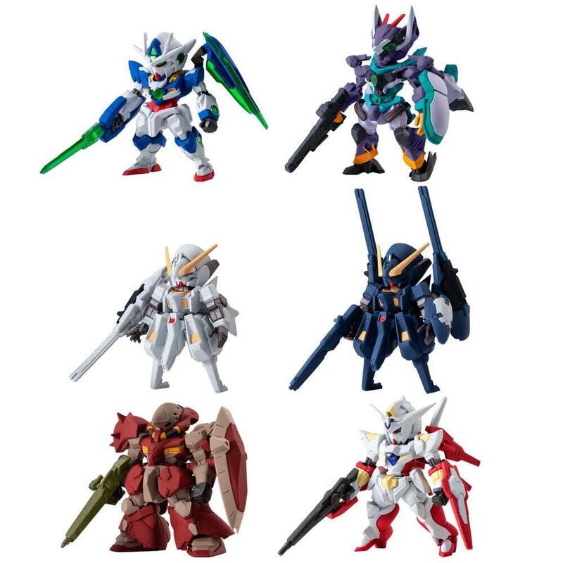 Pack De 10 Unidades - Figura Converge Gundam 5,8cm Surtido