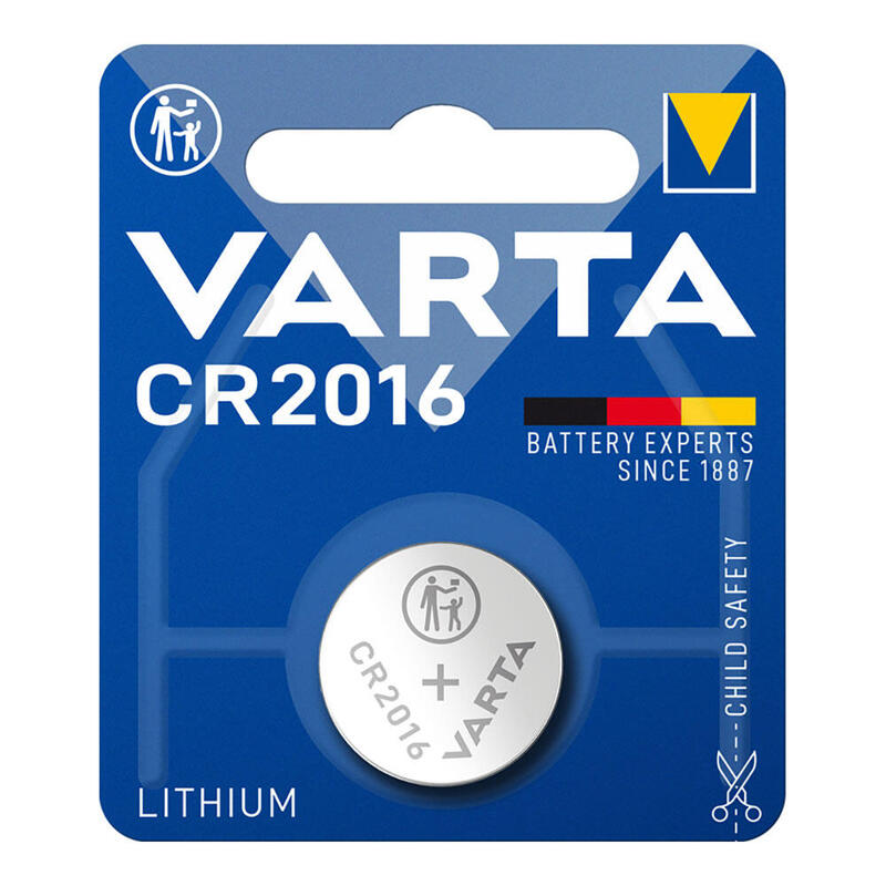 Pack De 10 Unidades - Micropila Litio Varta Cr2016 3v (Blister 1 Unid.) Ø20,0x1,6mm