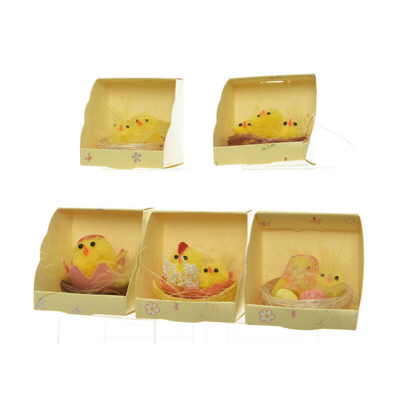 Pack De 10 Unidades - Nidos De Pascua Ø5 X 4 Cm Modelos Surtidos