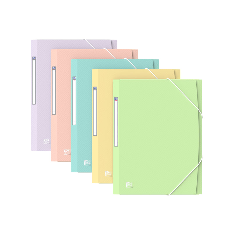 Pack De 10 Unidades Oxford A4+ Pp Tr Pastel Std - Carpeta De Plastico Resistente - Tamaño A4+ - Diseño Moderno Y
