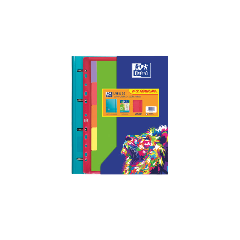 Pack De 10 Unidades Oxford Europeanbinder Oxfl&G A4+Pp Sb+Sep Viv Sur - Carpeta De Anillas Europea - Tamaño A4+ -