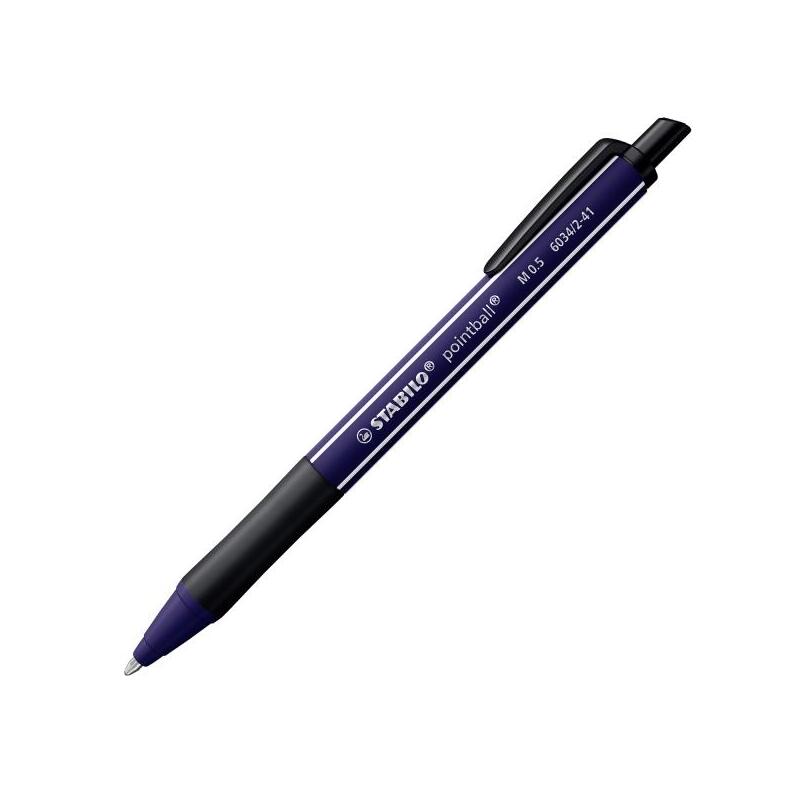 Pack De 10 Unidades Stabilo Pointball Naturecolors Wildflower Boligrafo Retractil - Trazo 0.5mm - Hecho Con 87%