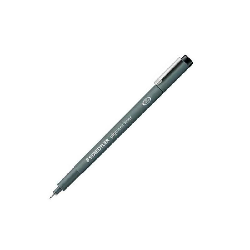 Pack De 10 Unidades Staedtler Rotulador Calibrado Pigment Liner 0.8mm Negro