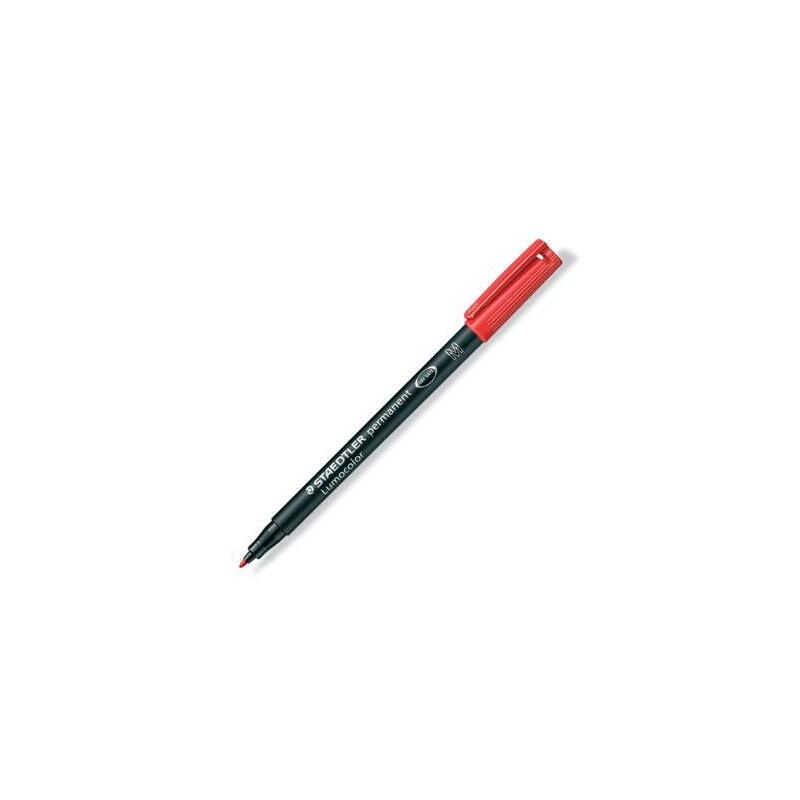 Pack De 10 Unidades Staedtler Rotulador Permanente Lumocolor 317-2 M Rojo