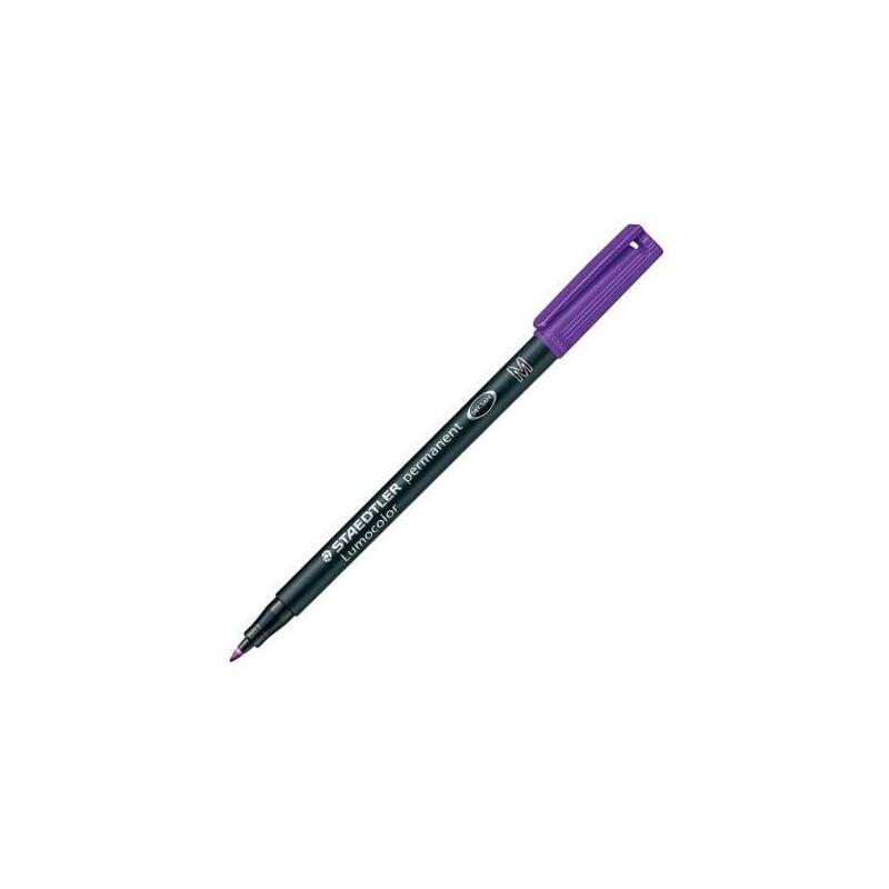 Pack De 10 Unidades Staedtler Rotulador Permanente Lumocolor 317-6 M Violeta