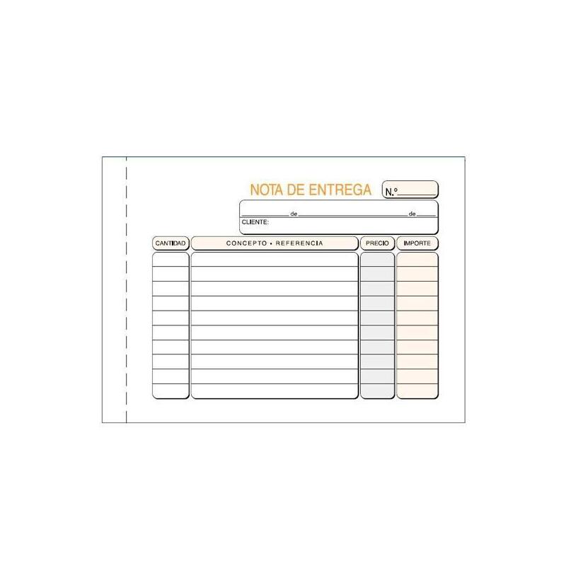 Pack De 10 Unidades Talonario Entregas Octavo Apaisado Duplicado Autocopia