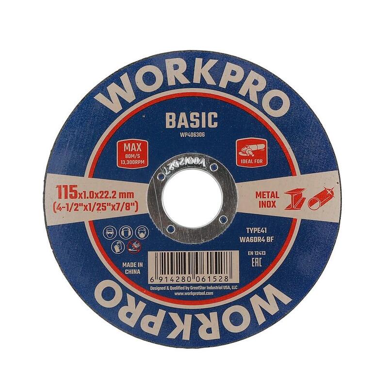 Pack De 100 Unidades - Disco De Corte Metal E Inox T41, Basic, Ø115 X 1,0 X 22,2 Mm