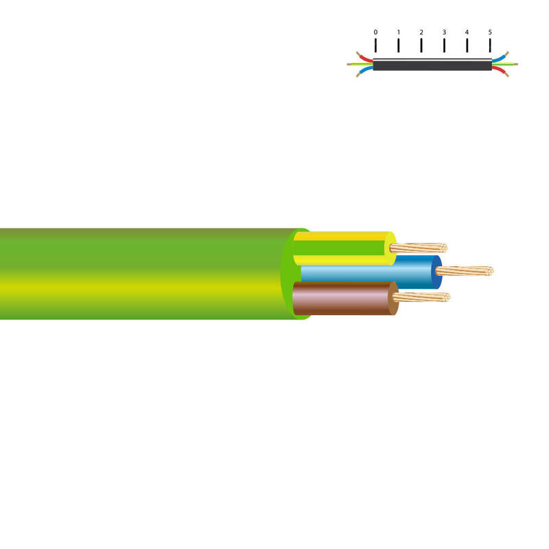 Pack De 100 Unidades - Manguera Rz1-K 3 G 1,50 Mm² Verde Euro/M