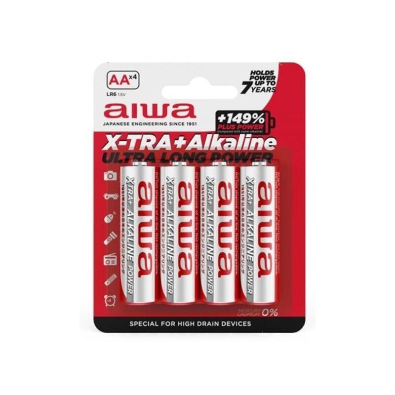 Pack De 12 Unidades Aiwa X-Tra Alkaline Pila Alcalina Aa Lr6 Blister*4 12 Uds