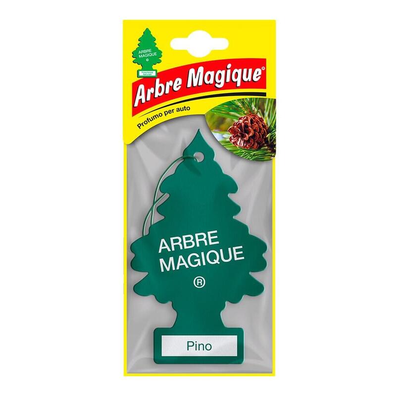 Pack De 12 Unidades - Ambientador De Coche, Modelo Árbol, Aroma Pino