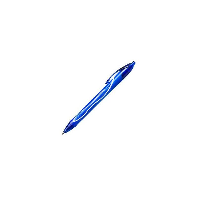 Pack De 12 Unidades Bic Bolígrafo Tinta De Gel Retráctil Gel-Ocity Quick Dry Azul