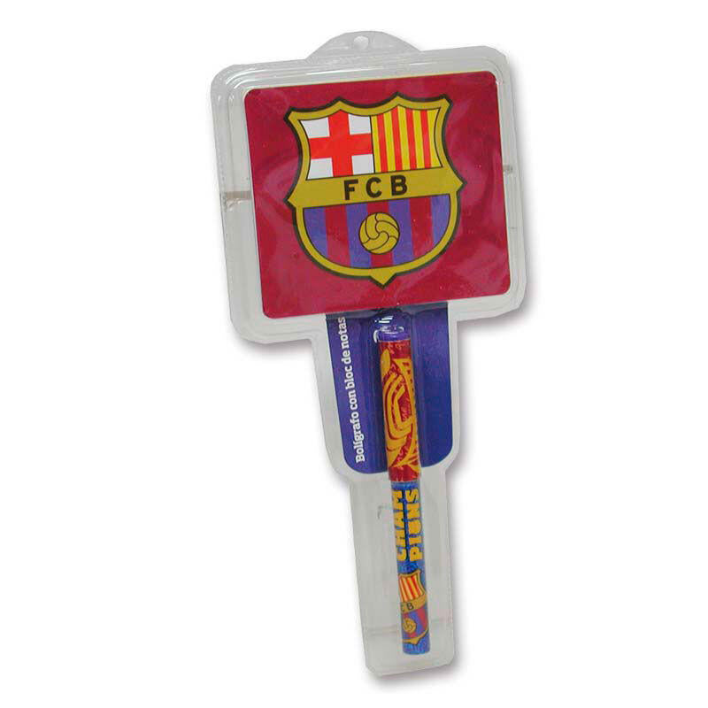 Pack De 12 Unidades - Bofigrafo + Bloc Notas Fc Barcelona