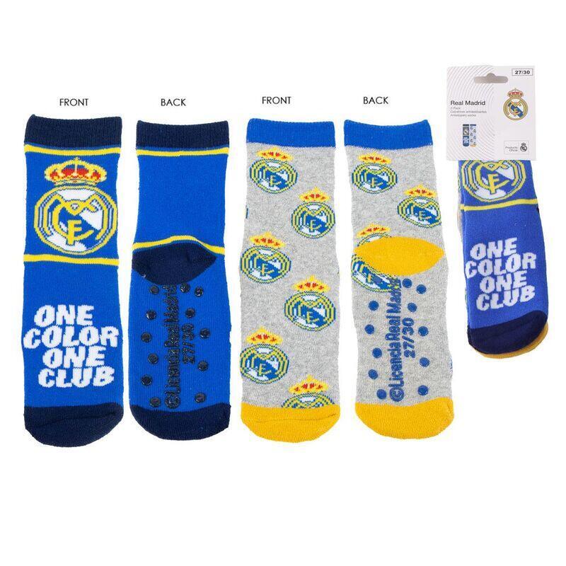 Pack De 12 Unidades - Calcetines Antideslizantes Real Madrid Surtido