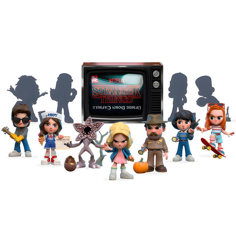 Pack De 12 Unidades - Capsula Tv Figura Sorpresa + Accesorios Stranger Things Surtido