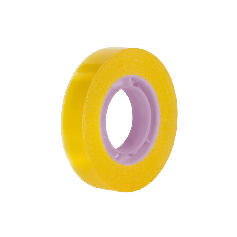 Pack De 12 Unidades - Cinta Adhesiva 12mm X 33m (Amarillo Transparente) Milan
