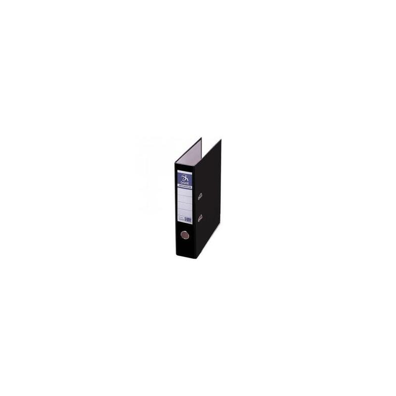 Pack De 12 Unidades Dohe Archivador Palanca Archicolor Folio Lomo Ancho Rado Cartón Forrado Pp Negro