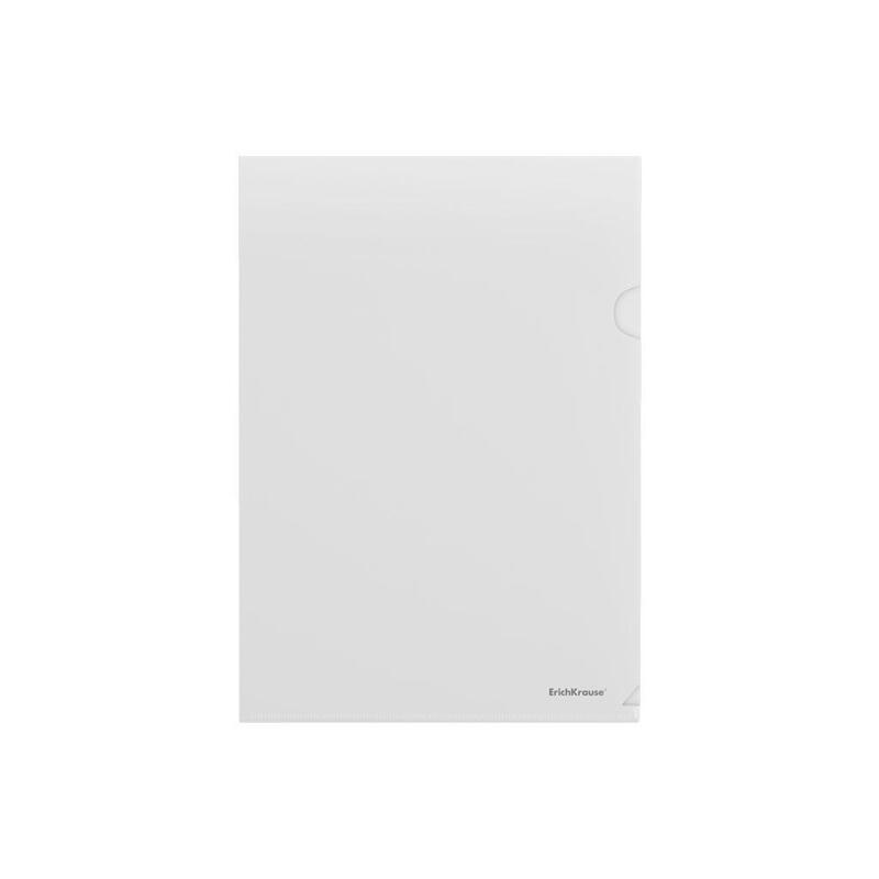 Pack De 12 Unidades Erichkrause Dossiers Uñero Fizzy Classic - Tamaño A4 - Transparente