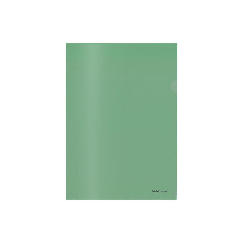 Pack De 12 Unidades Erichkrause Dossiers Uñero Glossy Classic - A4 Semitransparente - Color Verde