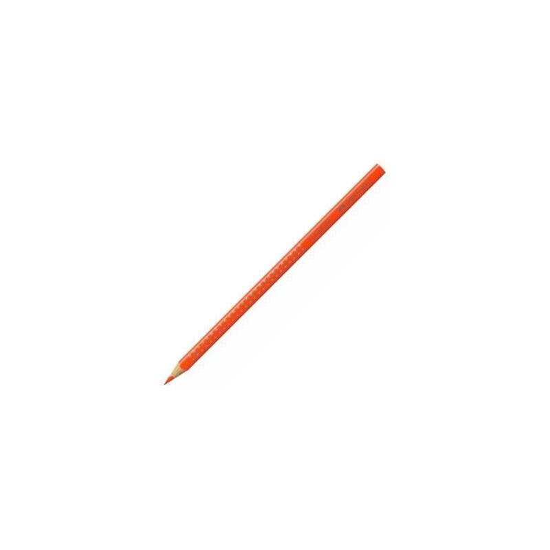 Pack De 12 Unidades Faber Castell Lápiz De Color Acuarelable Colour Grip Naranja De Cadmio Oscuro