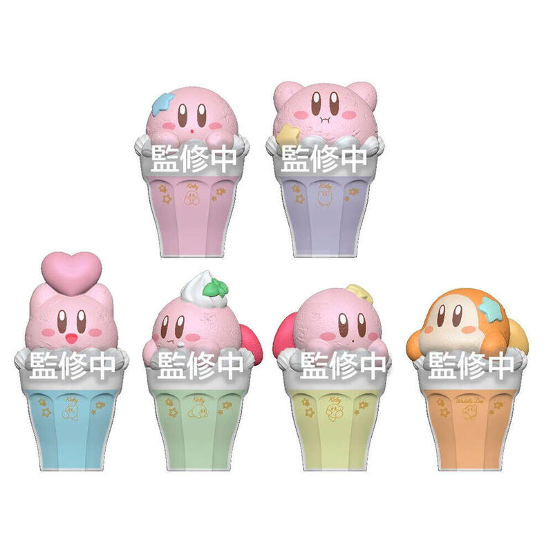 Pack De 12 Unidades - Figura Charalatte Float Case Kirby Surtido