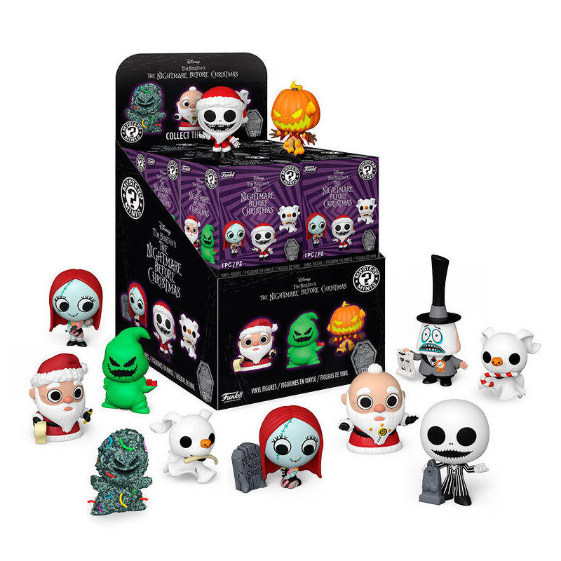 Pack De 12 Unidades - Figura Mystery Mini Disney Pesadilla Antes De Navidad Surtido