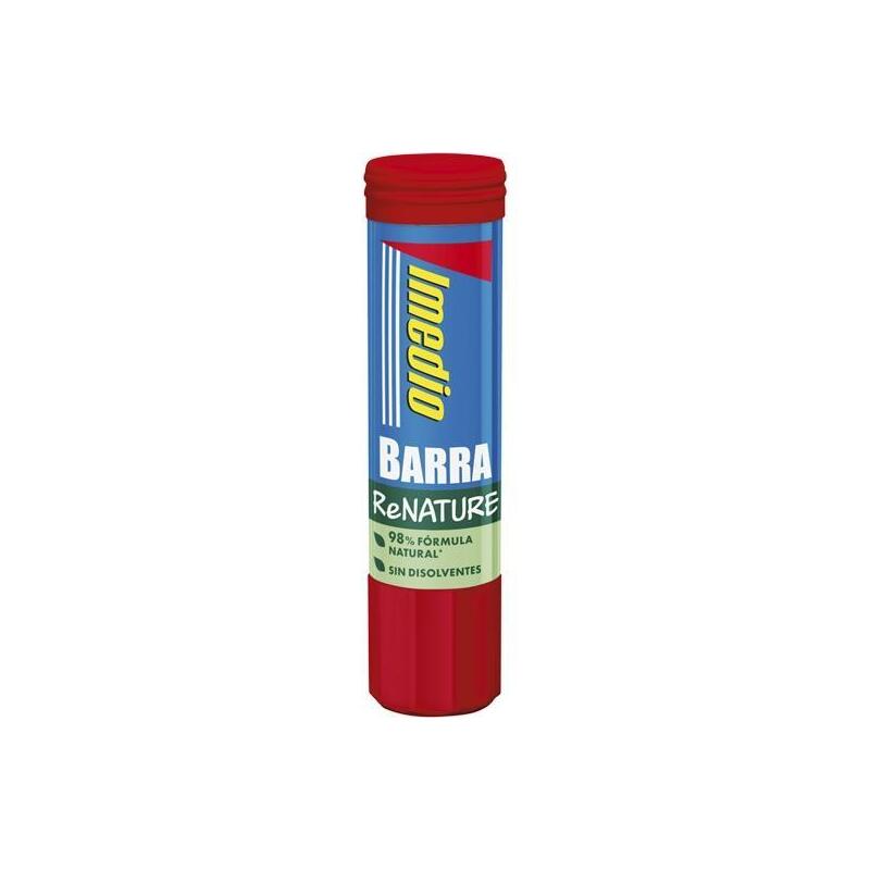 Pack De 12 Unidades Imedio Pegamento En Barra Renature 21gr Sin Disolventes