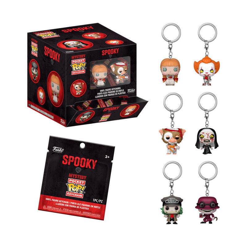 Pack De 12 Unidades - Llavero Pocket Pop Mystery Horror Surtido