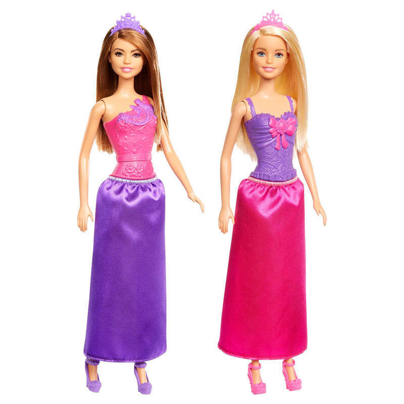 Pack De 12 Unidades - Muñeca Princesa Fantasia Barbie Surtido