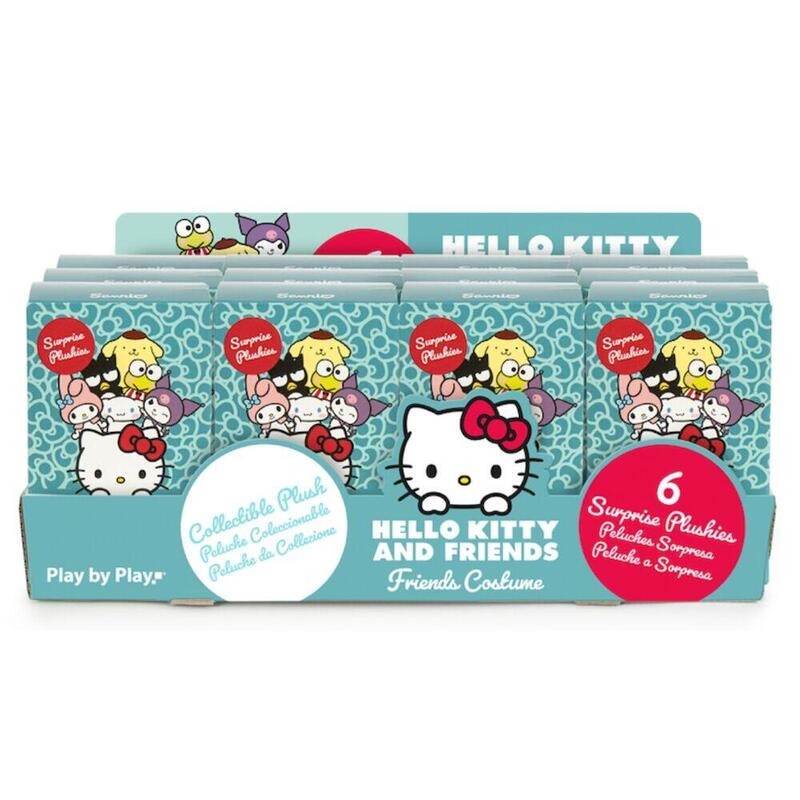 Pack De 12 Unidades - Peluche Sorpresa Costume Hello Kitty & Friends 10cm Surtido