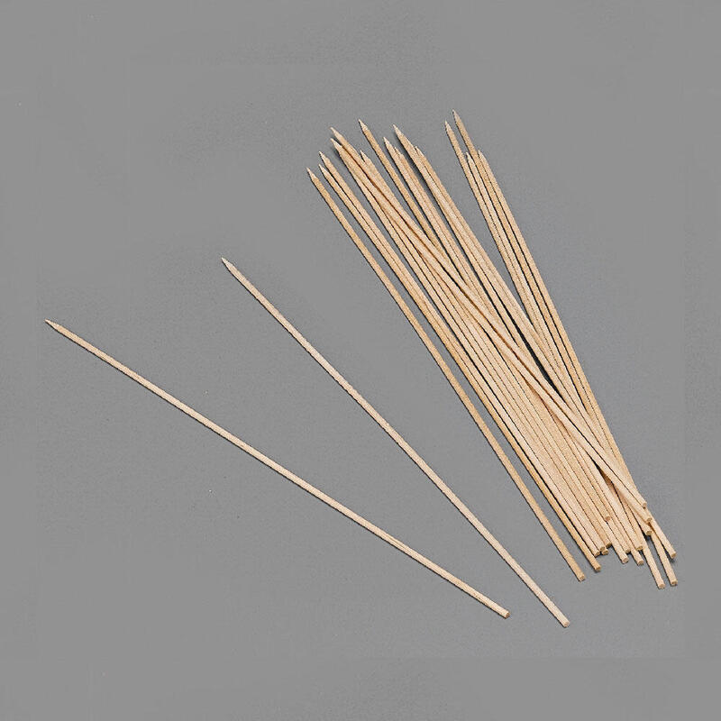Pack De 12 Unidades - Pinchos De Madera Higiénicos 2 X 250 Mm, Blister 100 Uds