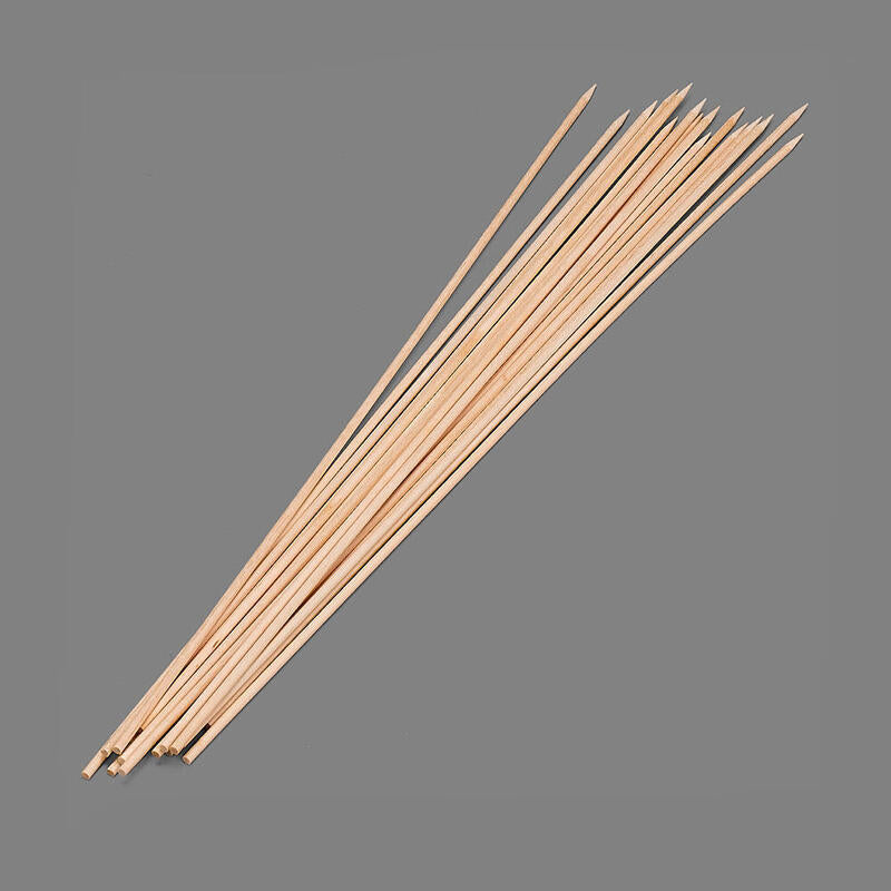 Pack De 12 Unidades - Pinchos De Madera Higiénicos 2 X 300 Mm, Blister 100 Uds
