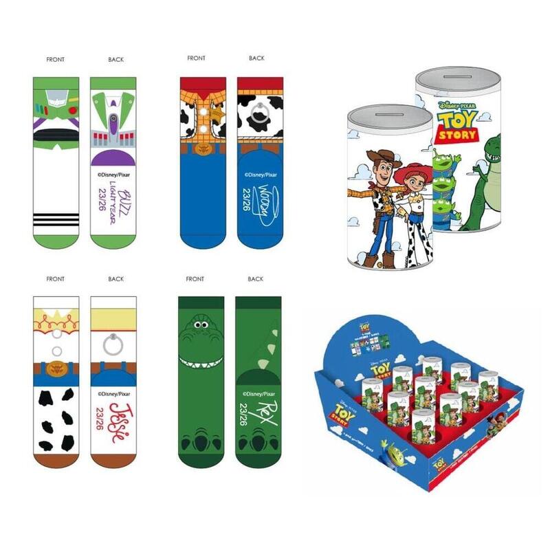 Pack De 12 Unidades - Set 4 Pares Calcetines Toy Story Disney Adulto Surtido