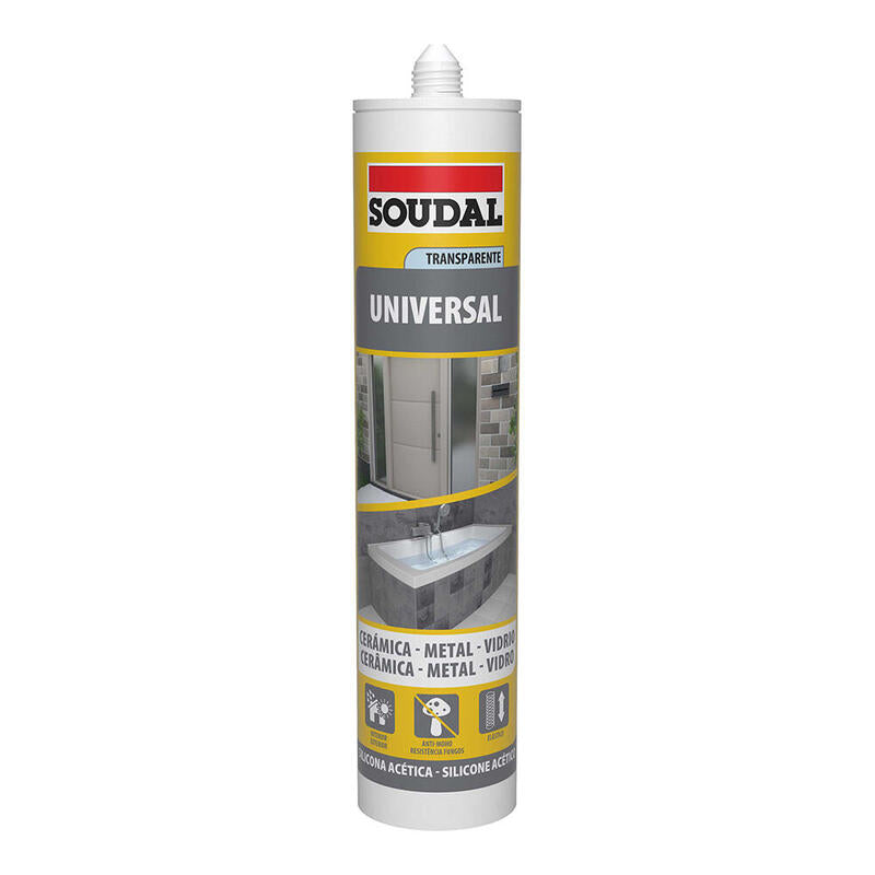 Pack De 12 Unidades - Silicona Universal Translucida 280 Ml
