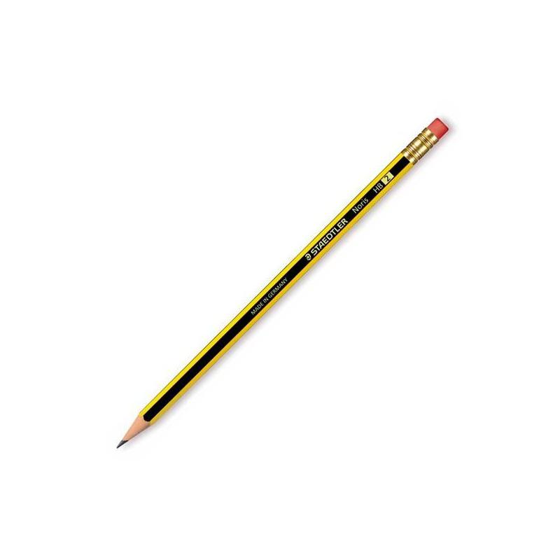 Pack De 12 Unidades Staedtler Lapiz Noris Con Goma 122-Hb