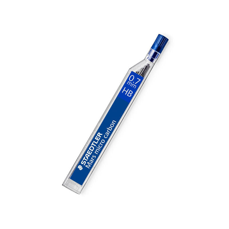 Pack De 12 Unidades Staedtler Mars Micro Minas Para Portaminas 0.7mm Hb