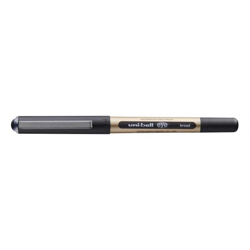 Pack De 12 Unidades Uni-Ball Ub-150-10 Eye Broad Boligrafo De Tinta Liquida - Punta De Bola 1mm - Tinta Resistente Al