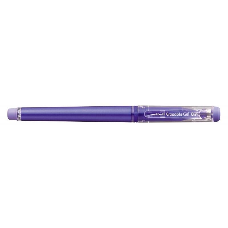Pack De 12 Unidades Uni-Ball Uf-222 Roller De Gel Borrable - Punta De Bola 0.7mm - Tinta Termosensible - Doble Goma De
