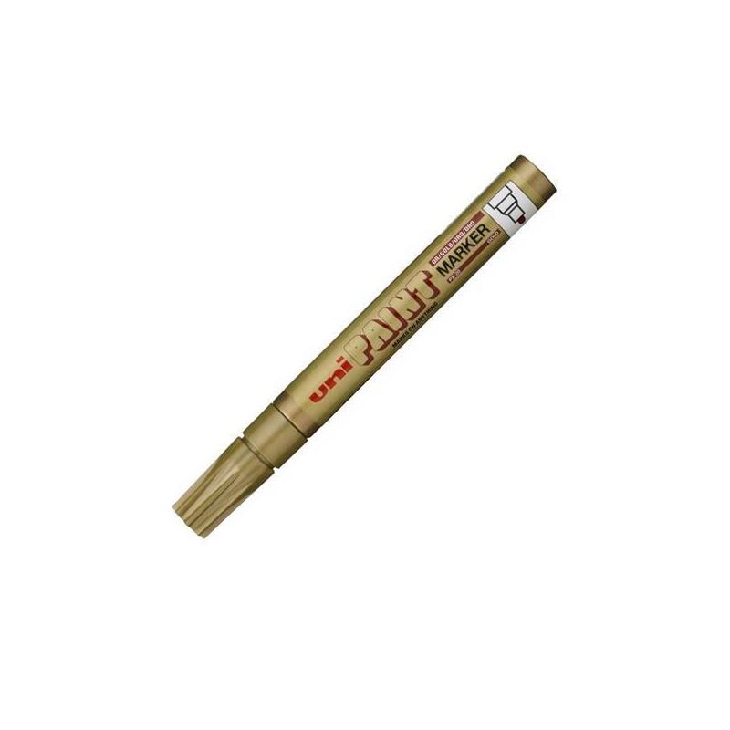 Pack De 12 Unidades Uniball Marcador Permanente Paint Marker Px-20(L) Oro