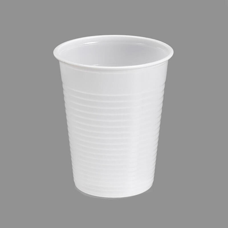 Pack De 12 Unidades - Vasos De Plástico Blancos 200cc, 25 Uds
