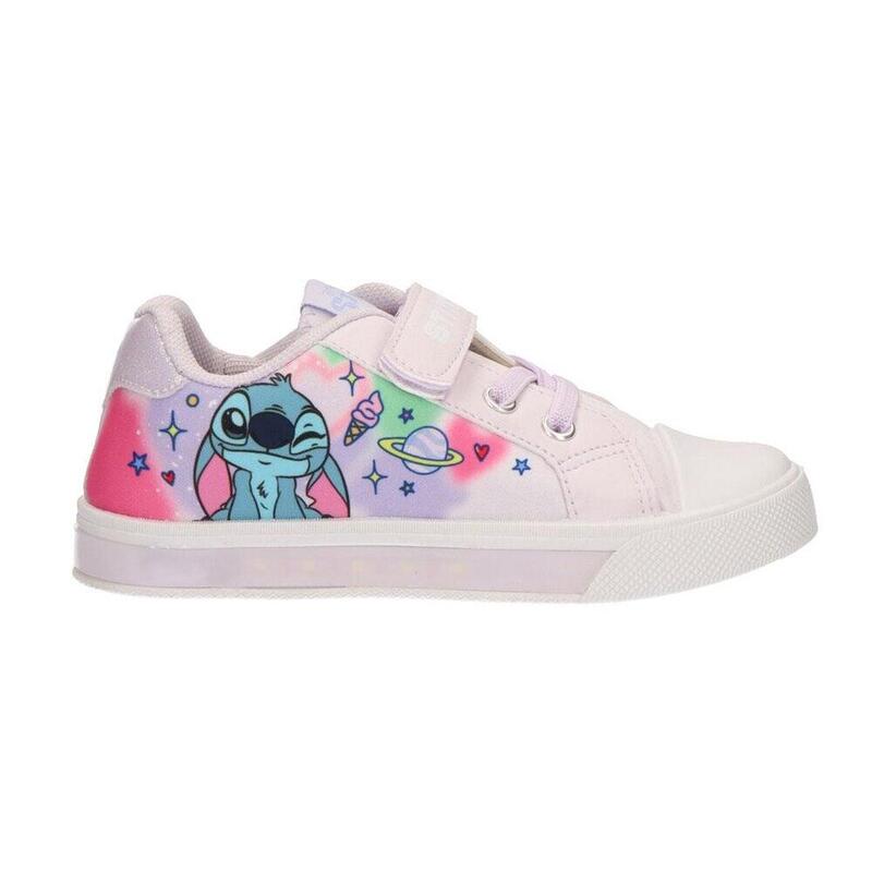 Pack De 12 Unidades - Zapatillas Loneta Stitch Disney Luces