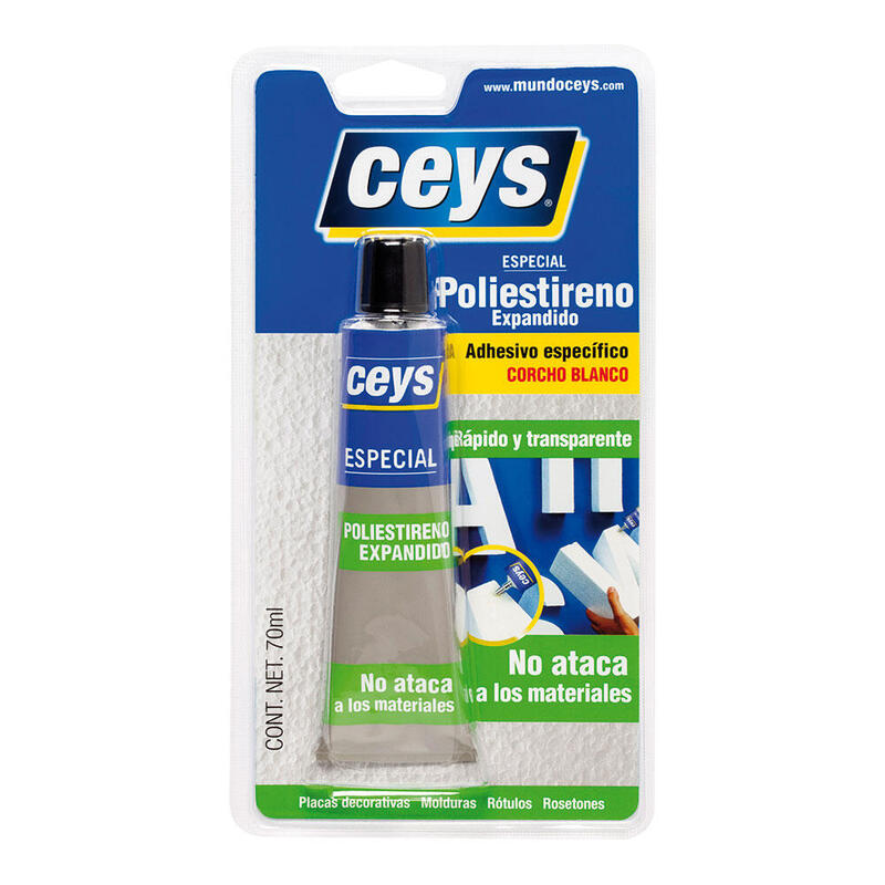 Pack De 2 Unidades - Adhesivo Especial Poliestireno Expandido 70 Ml