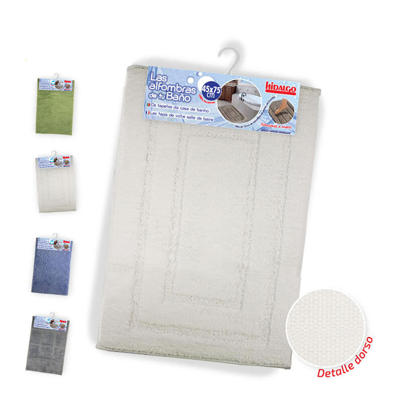 Pack De 2 Unidades - Alfombra De Baño Esculpida Antideslizante, Colores Surtidos, 40 X 60 Cm