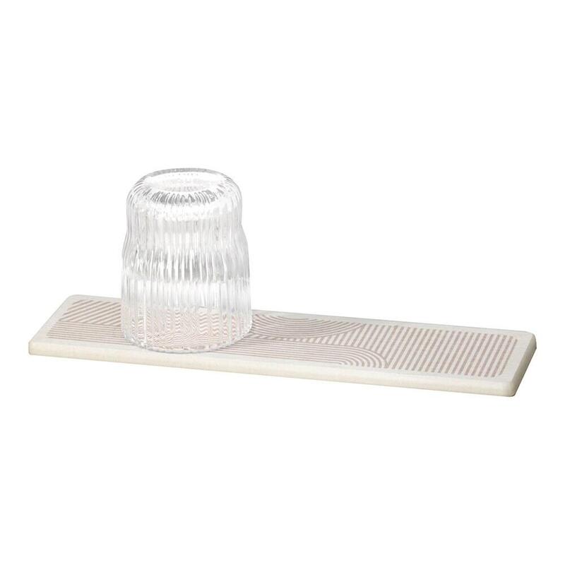 Pack De 2 Unidades - Alfombrilla De Escurrido, Damon, 30 X 8 X 0,9 Cm