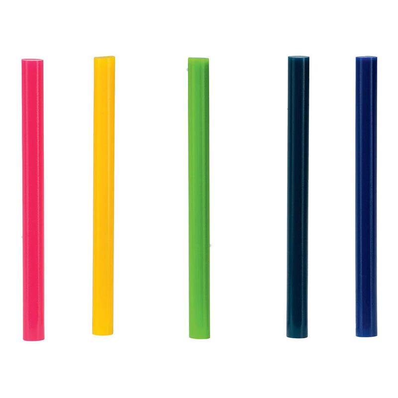 Pack De 2 Unidades - Barra De Cola Termofusible Para Decoración Con Varios Colores. Ø7 X 90 Mm. Blister 36 Uds