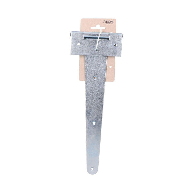 Pack De 2 Unidades - Bisagra En Forma De T 300 X 110 Mm De Hierro Zincado Cromado